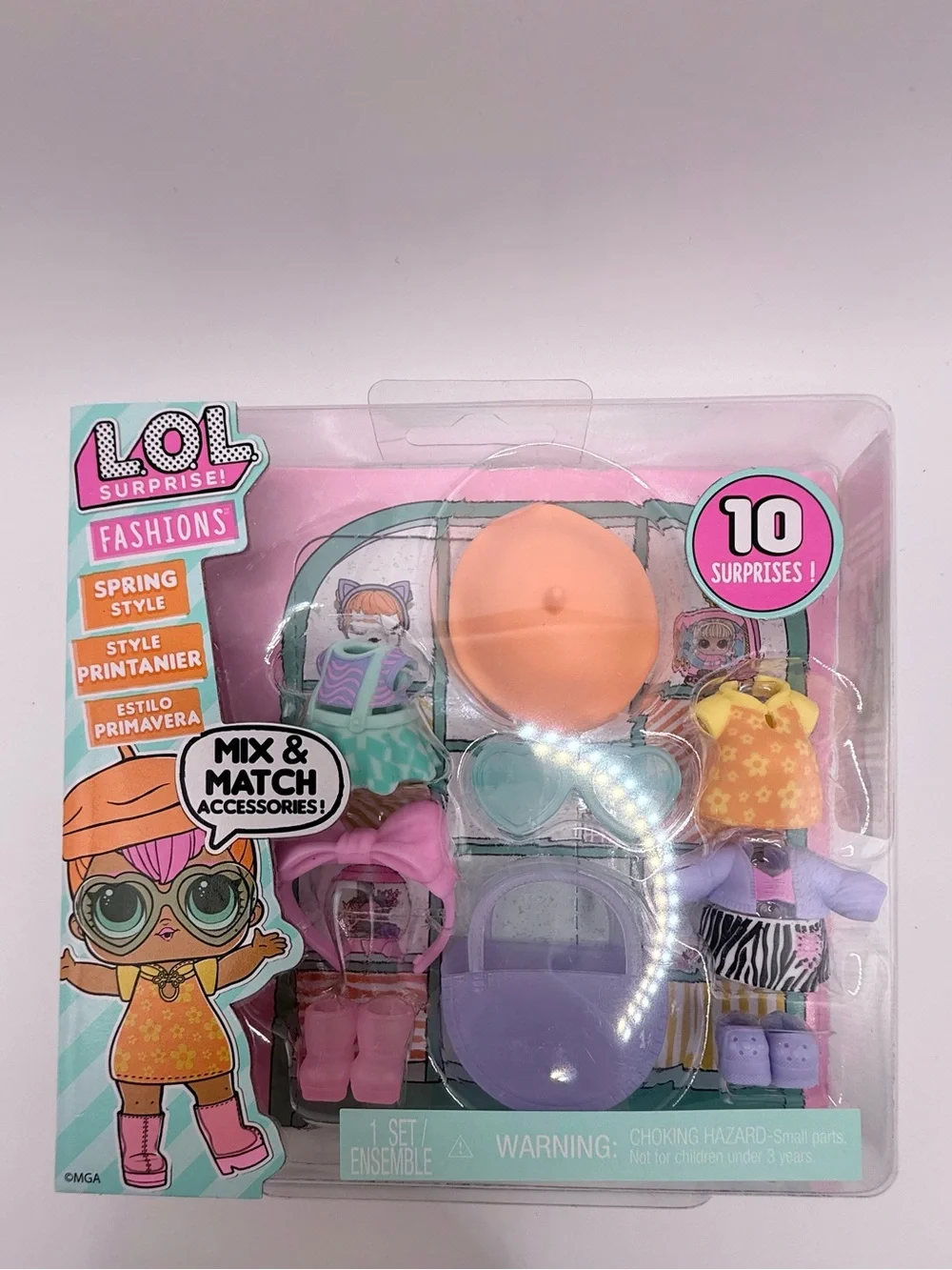 NEW L.O.L. Surprise Fashions Spring Style Mix & Match Accessories 10 Surprises